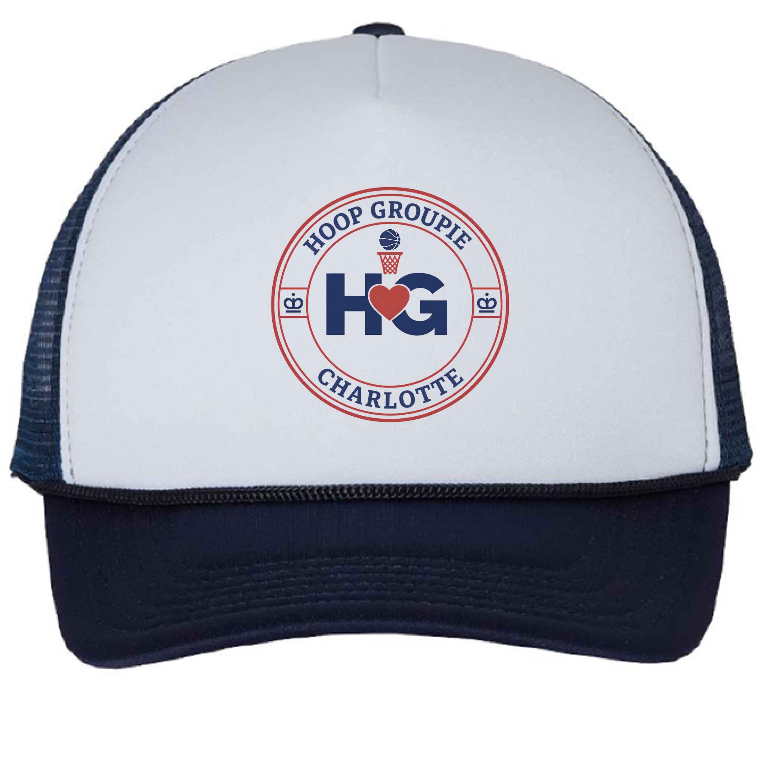 White/ Navy - FRONT